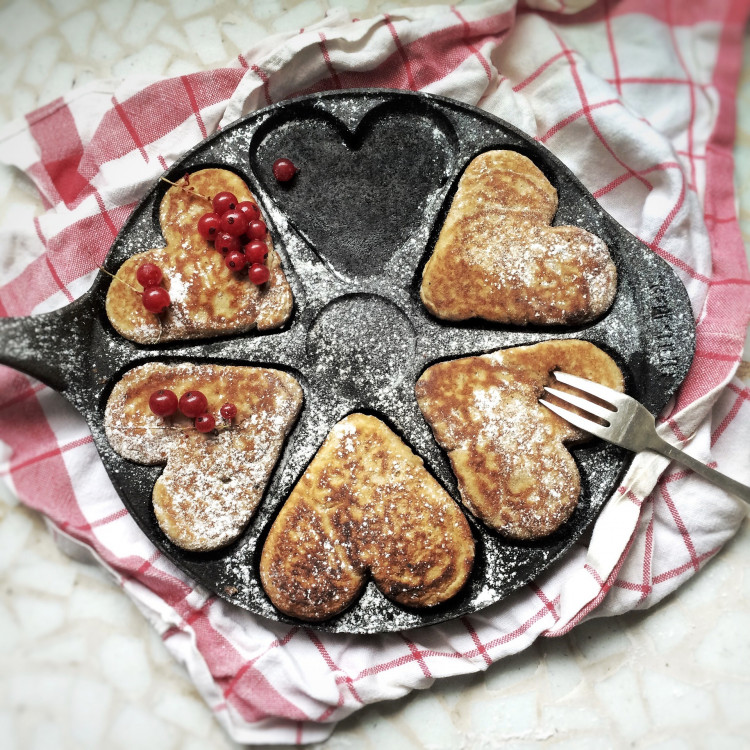 Valentýnské pancakes